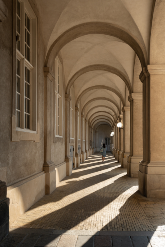 Architectural: Colonnade in Copenhagen